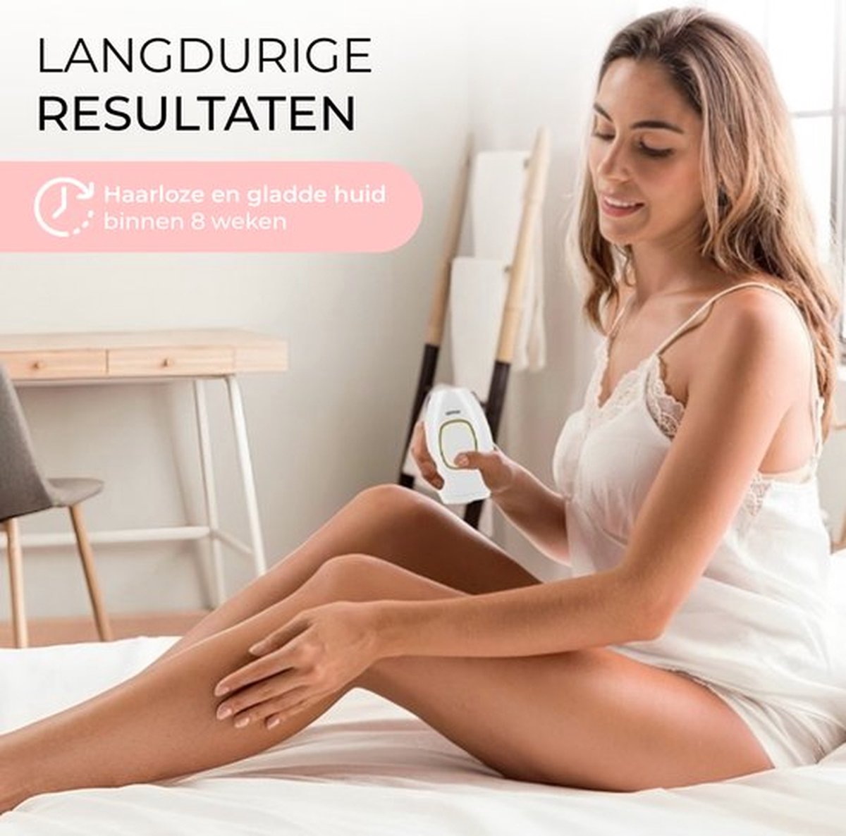 Laser Ontharingsapparaat IPL Epileerapparaat Dames Wit