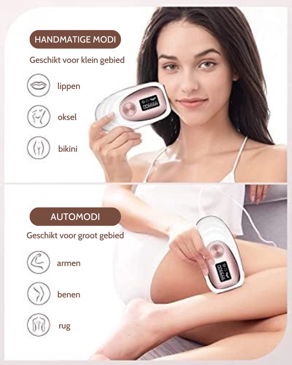 Wat vinden we goed aan de Laser Ontharingsapparaat Roze