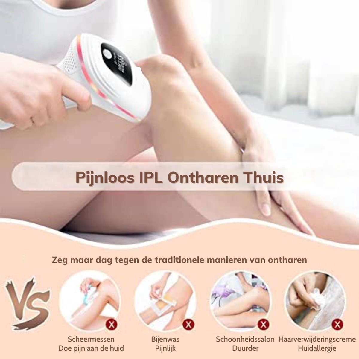 Wat vinden we goed aan de Laser Ontharingsapparaat Wit voor Vrouwen