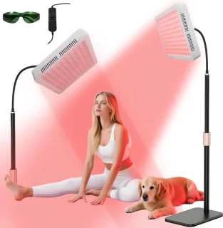 LED Lichttherapie Gezichtspaneel Rood