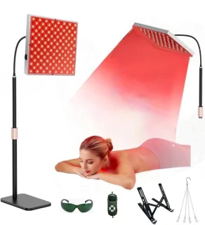 Led roodlichttherapiepaneel - zwart