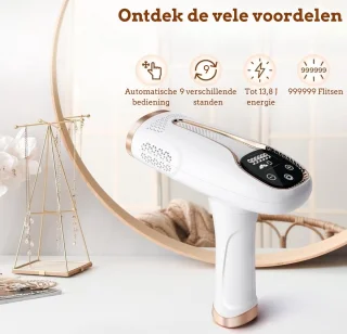 Lumeva IPL Laser Ontharingsapparaat 3-in-1 Wit