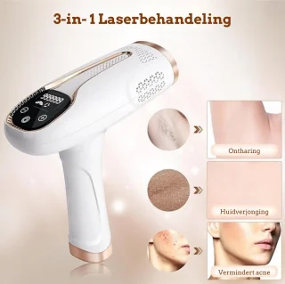 Lumeva IPL Laser Ontharingsapparaat 3-in-1 Wit