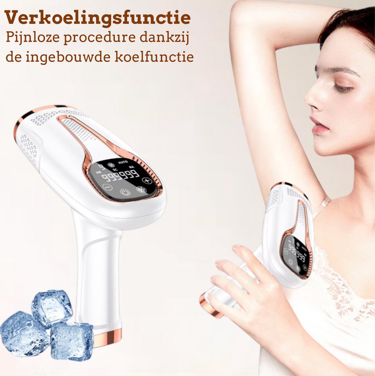 Lumeva IPL Laser Ontharingsapparaat 3-in-1 Wit