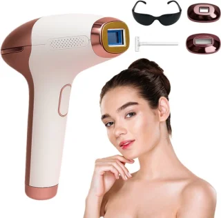 Lunivea IPL Laser Ontharingsapparaat Wit/Roze