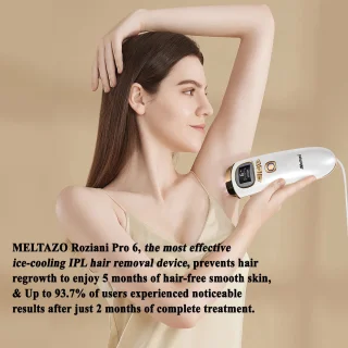 MELTAZO Roziani Pro 6 IPL Ontharingsapparaat 3-in-1