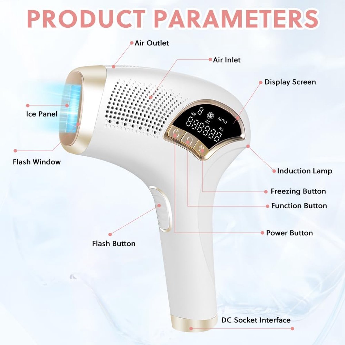 MKSS® IPL Laser Ontharingsapparaat