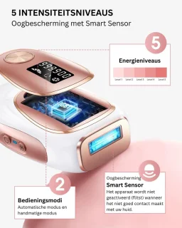 MKSS® IPL Laser Ontharingsapparaat Roze