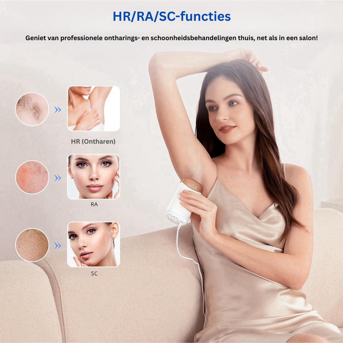 MKSS® IPL Laser Ontharingsapparaat Wit
