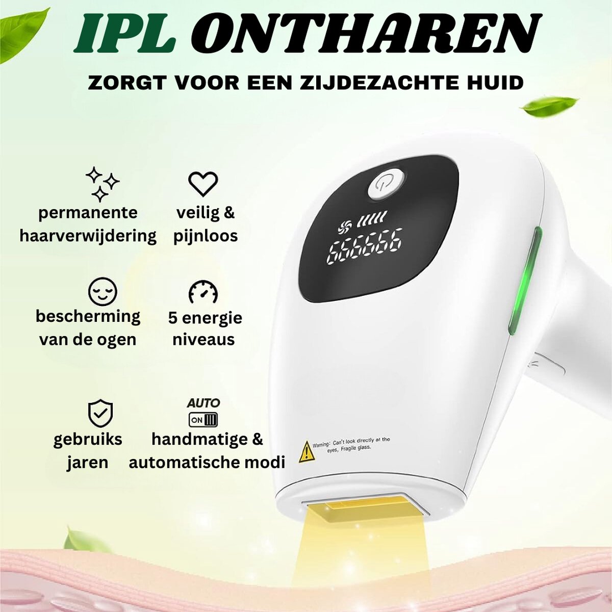 Wat vinden we goed aan de PEAM Permanente Ontharing apparaat voor vrouw en man