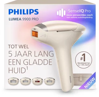 De Philips Lumea 9900 Pro IPL ontharingsapparaat BRC342/00 in één oogopslag