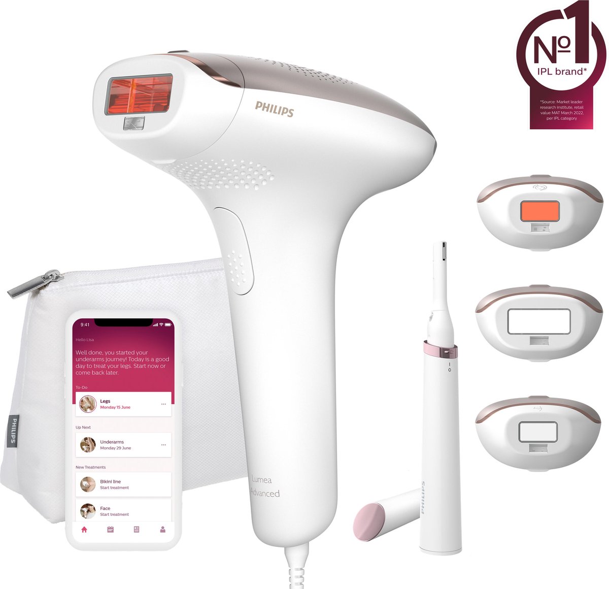 Philips Lumea Advanced 7000 BRI923/00 IPL Ontharingsapparaat