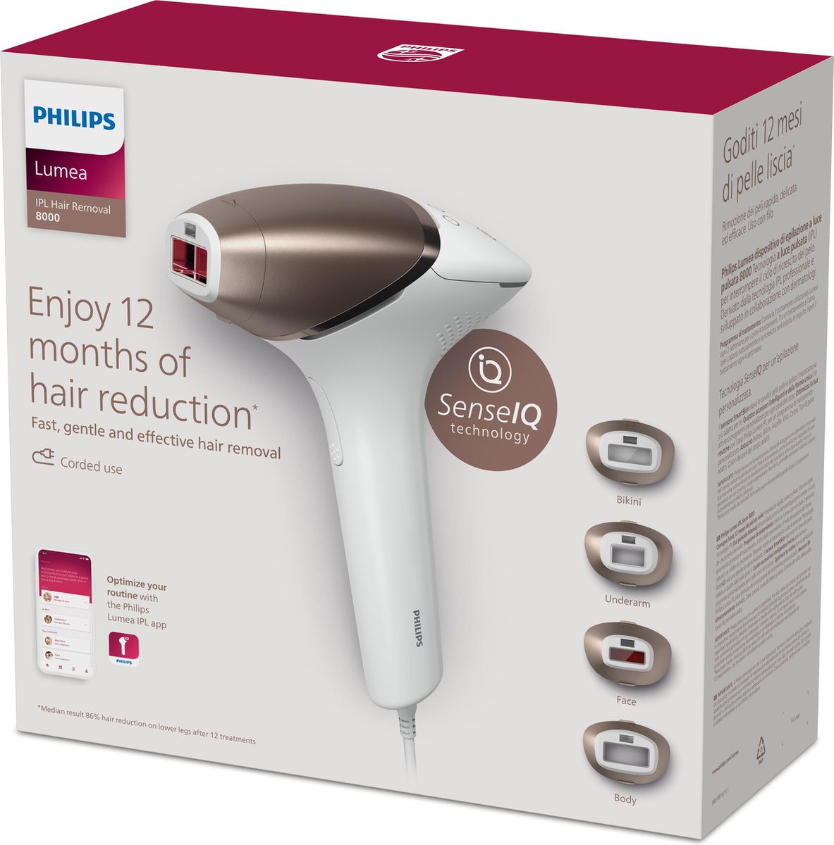 Philips Lumea Prestige 8000 BRI948/00 IPL Ontharingsapparaat