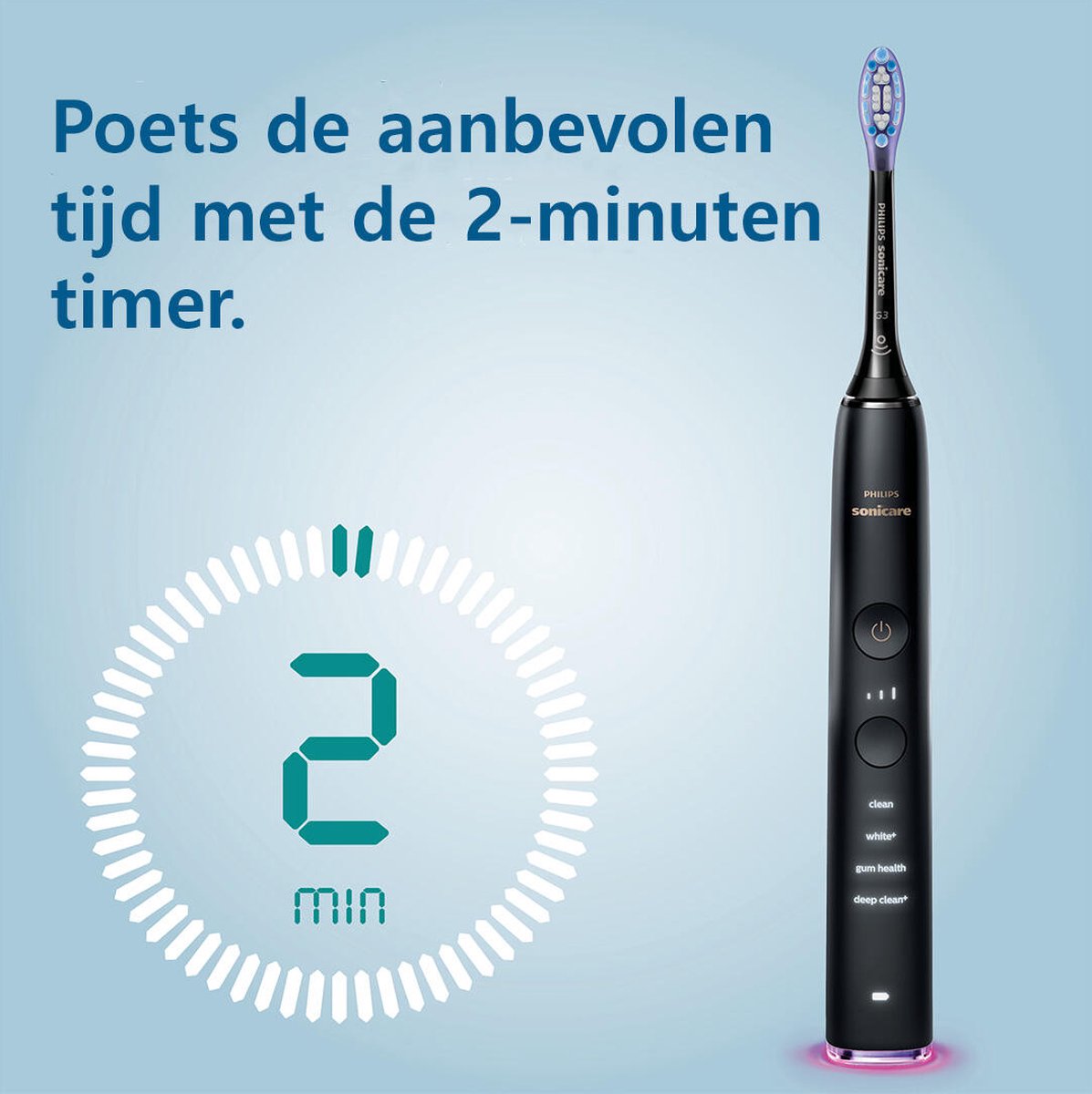 Philips Sonicare DiamondClean 9000 HX3886/43 Zwart