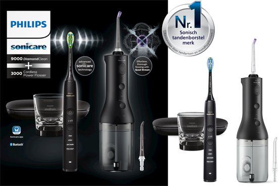 Philips Sonicare DiamondClean 9000 HX3886/43 Zwart