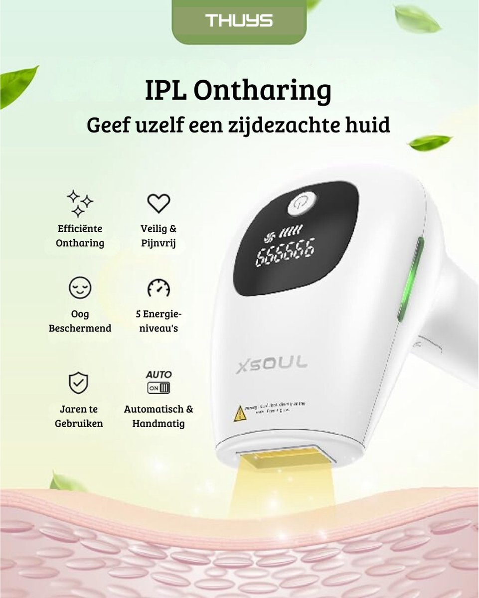Professioneel IPL Laser Ontharingsapparaat
