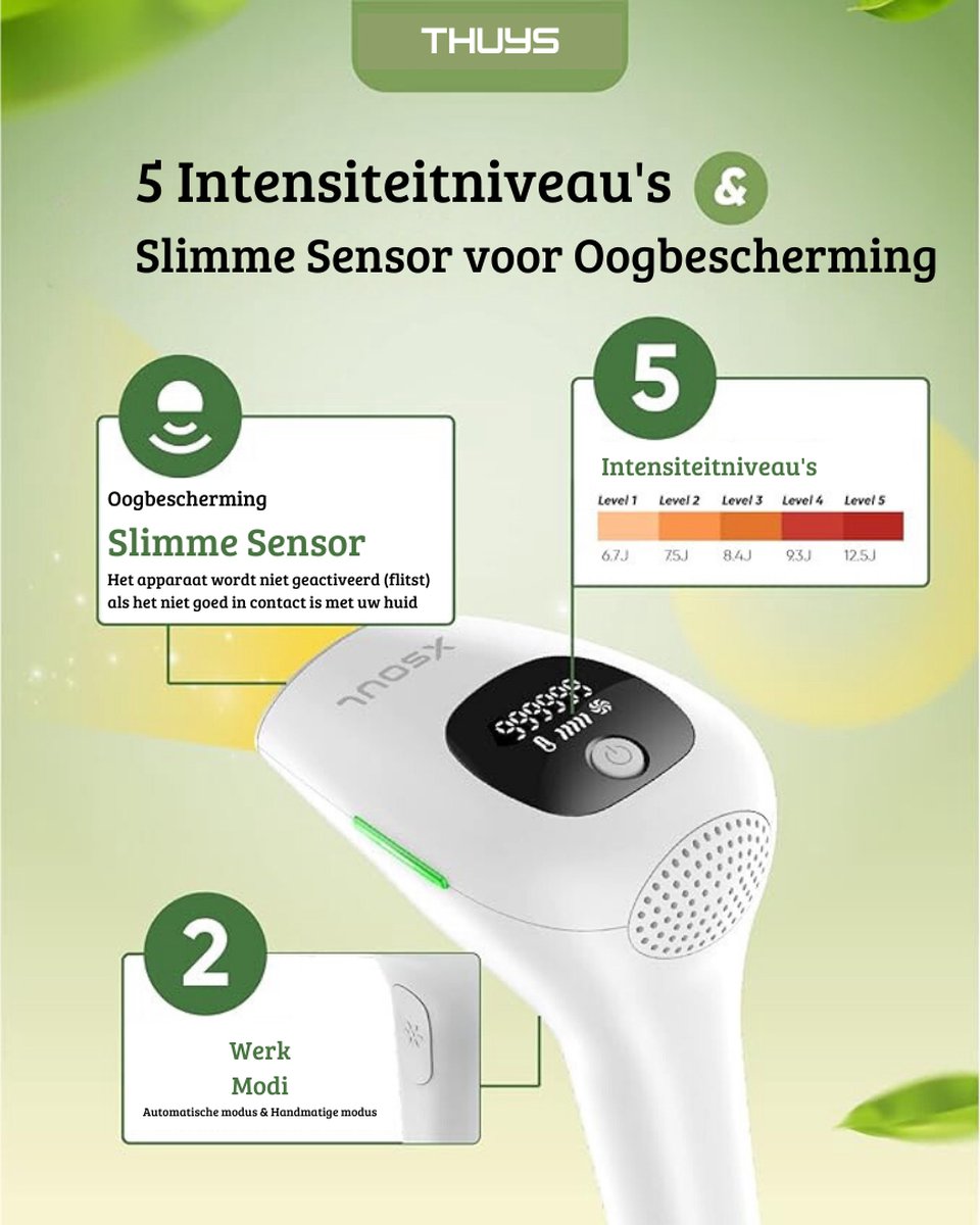 Professioneel IPL Laser Ontharingsapparaat
