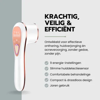 Purebeauty Laser Ontharingsapparaat Pro IPL