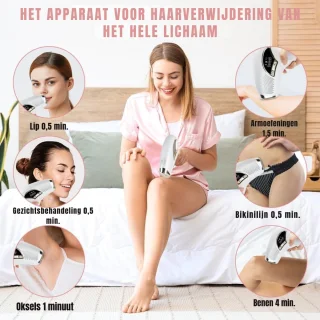 Wat vinden we goed aan de RUX® Laser Ontharingsapparaat