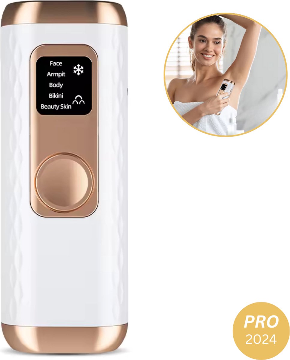De SmoothGlow IPL Laser Ontharingsapparaat Pro in één oogopslag