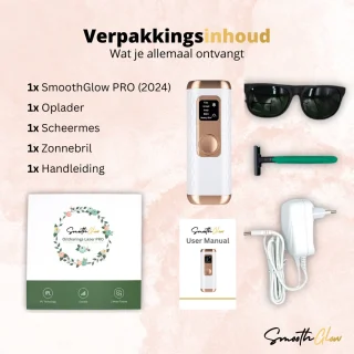 SmoothGlow IPL Laser Ontharingsapparaat Pro