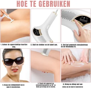 Wat vinden we goed aan de SVN® Laser Ontharingsapparaat