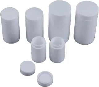 Synthesereactor vat PTFE 100 ml zilver