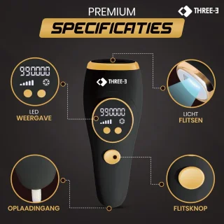 THREE-Ǝ IPL Laser Ontharingsapparaat Unisex