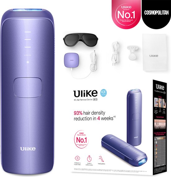 Ulike Air 3 IPL Ontharingsapparaat Paars