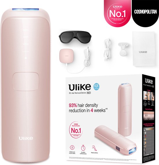 Ulike Air 3 IPL Ontharingsapparaat Roze