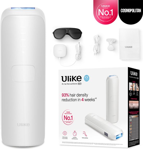 Ulike Air3 IPL Ontharingsapparaat Wit review