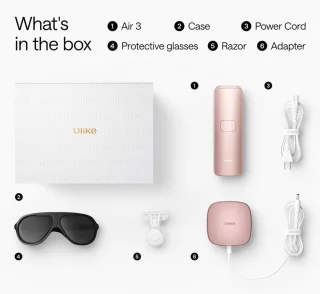 Ulike Bundle: Air 3 Pink & Hair Removal Cream
