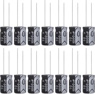 De Universeel Elektrolytische condensatoren 1000 µF 10 V - 15 stuks in één oogopslag