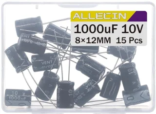 Universeel Elektrolytische condensatoren 1000 µF 10 V - 15 stuks