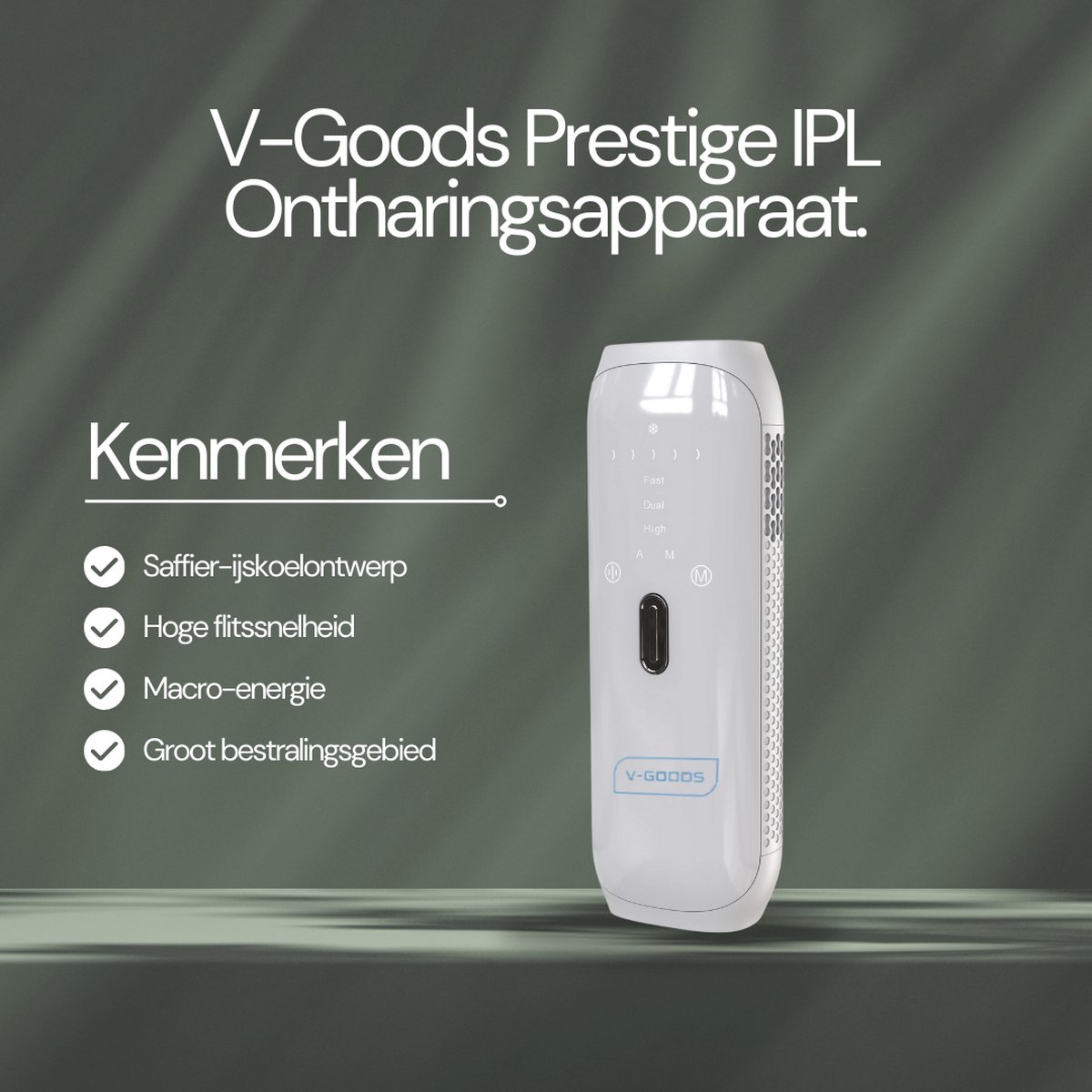 V-Goods Prestige IPL Ontharingsapparaat