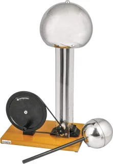 Van de Graaff generator zilver
