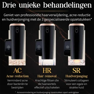 Vasqura NUDA IPL Ontharingsapparaat Zwart