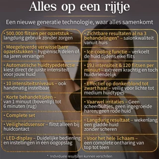 Vasqura NUDA IPL Ontharingsapparaat Zwart
