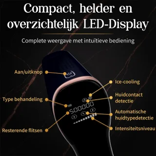 Vasqura NUDA IPL Ontharingsapparaat Zwart