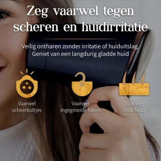 Vasqura NUDA IPL Ontharingsapparaat Zwart