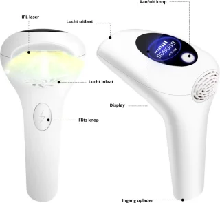 Vela Laser IPL Ontharingsapparaat 2025 Model 2.0