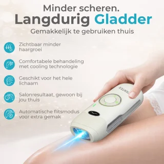 Wat vinden we goed aan de Zentex IPL Ontharingsapparaat