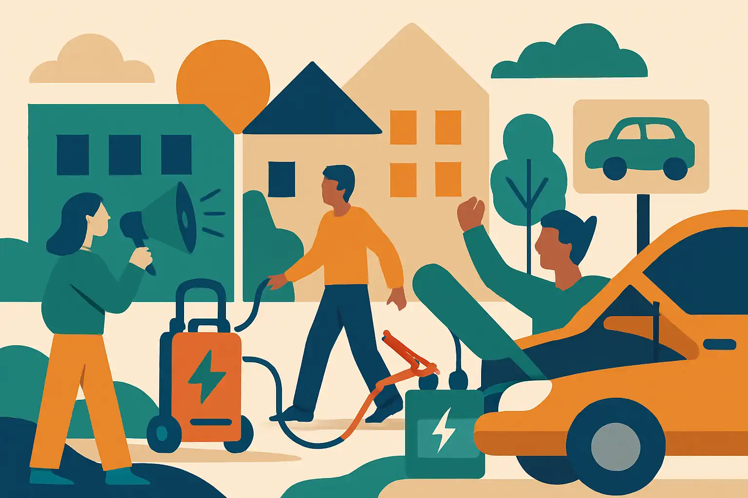 Buurtactie: zo organiseer je een gedeelde jumpstarter-service in jouw straat