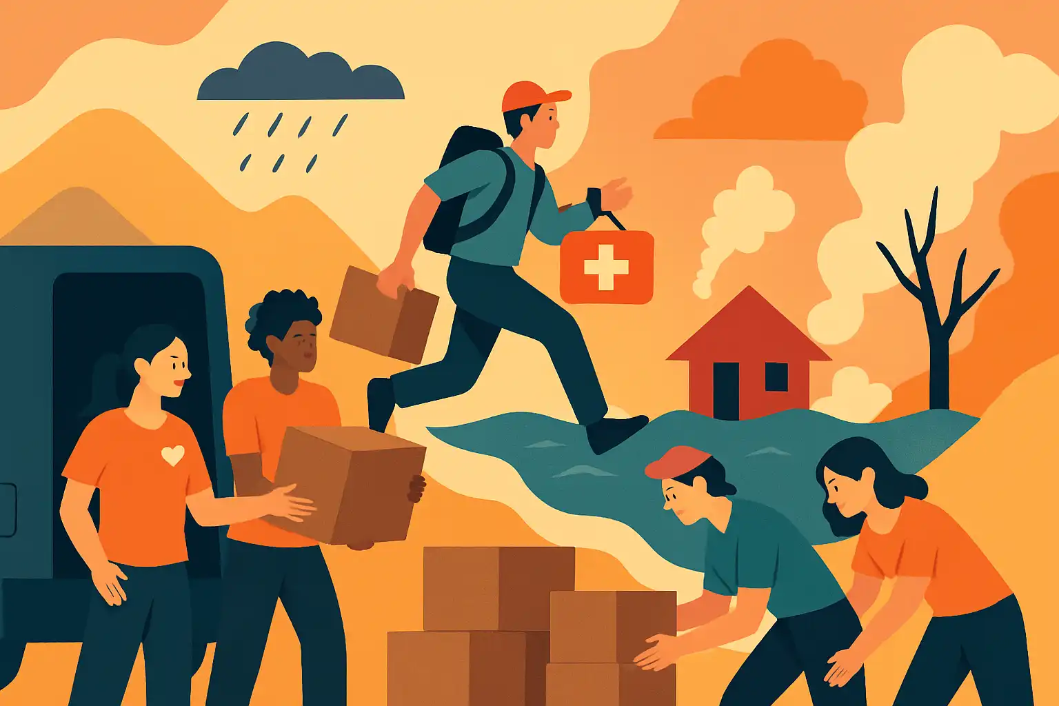 Hoe hulporganisaties jumpstarters inzetten bij noodhulp en rampen (en wat jij ervan kunt leren)