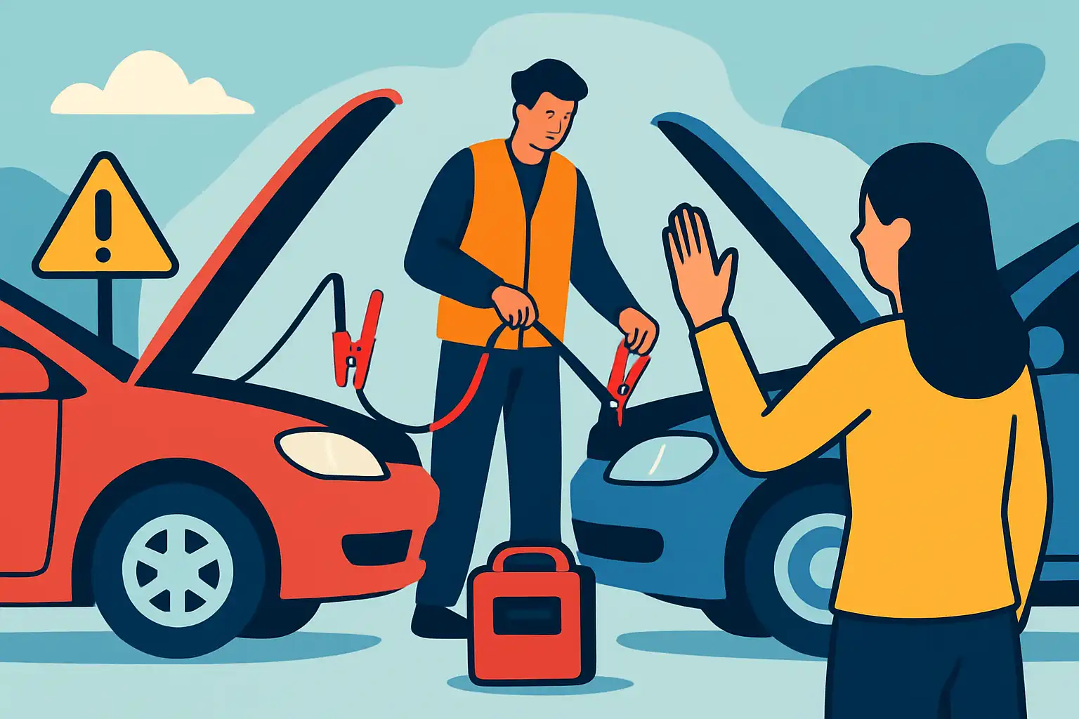 Hoe je iemand veilig en slim helpt met een lege accu: etiquette, aansprakelijkheid en praktische tips
