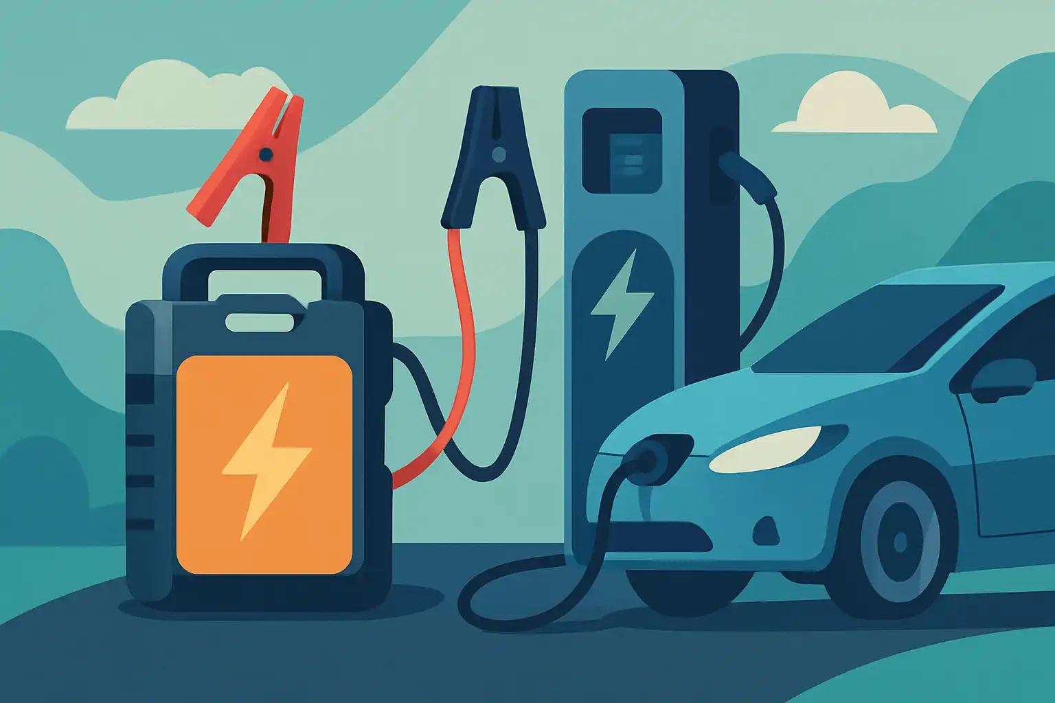 Jumpstarter vs laadpaal: welke noodstroomoplossing past bij jouw elektrische auto?