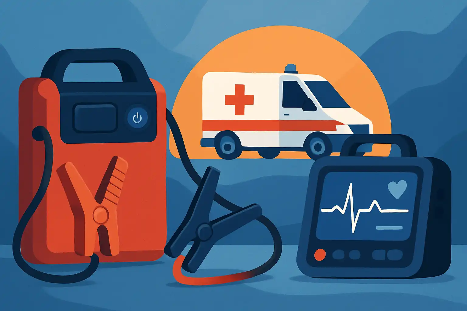 Levensreddend bij pech: hoe een jumpstarter medische apparatuur onderweg van stroom houdt