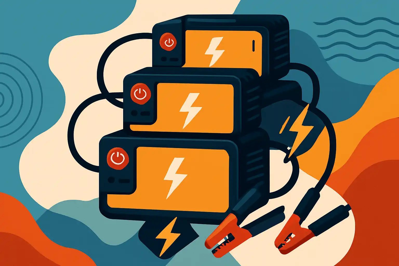 Stapelbare power: zo maak je van meerdere jumpstarters een betrouwbaar noodstroomnet voor evenementen en thuis