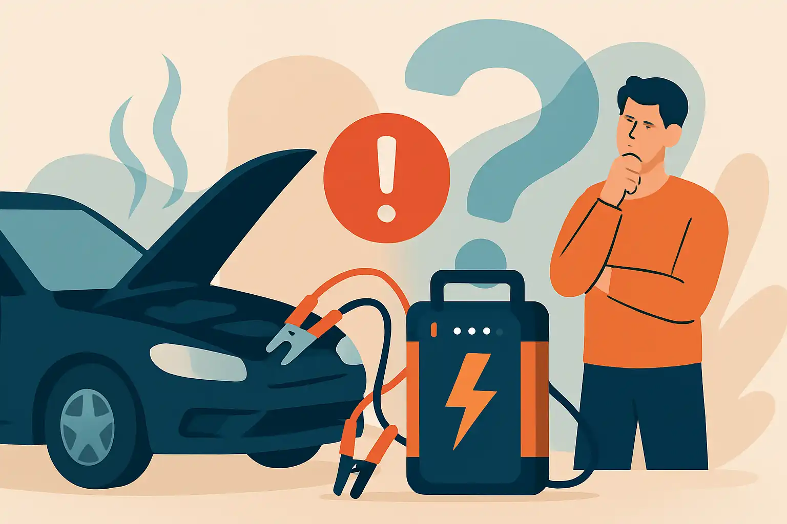 Waarom een jumpstarter je auto soms niet start (en wat je daarna het beste kunt doen)