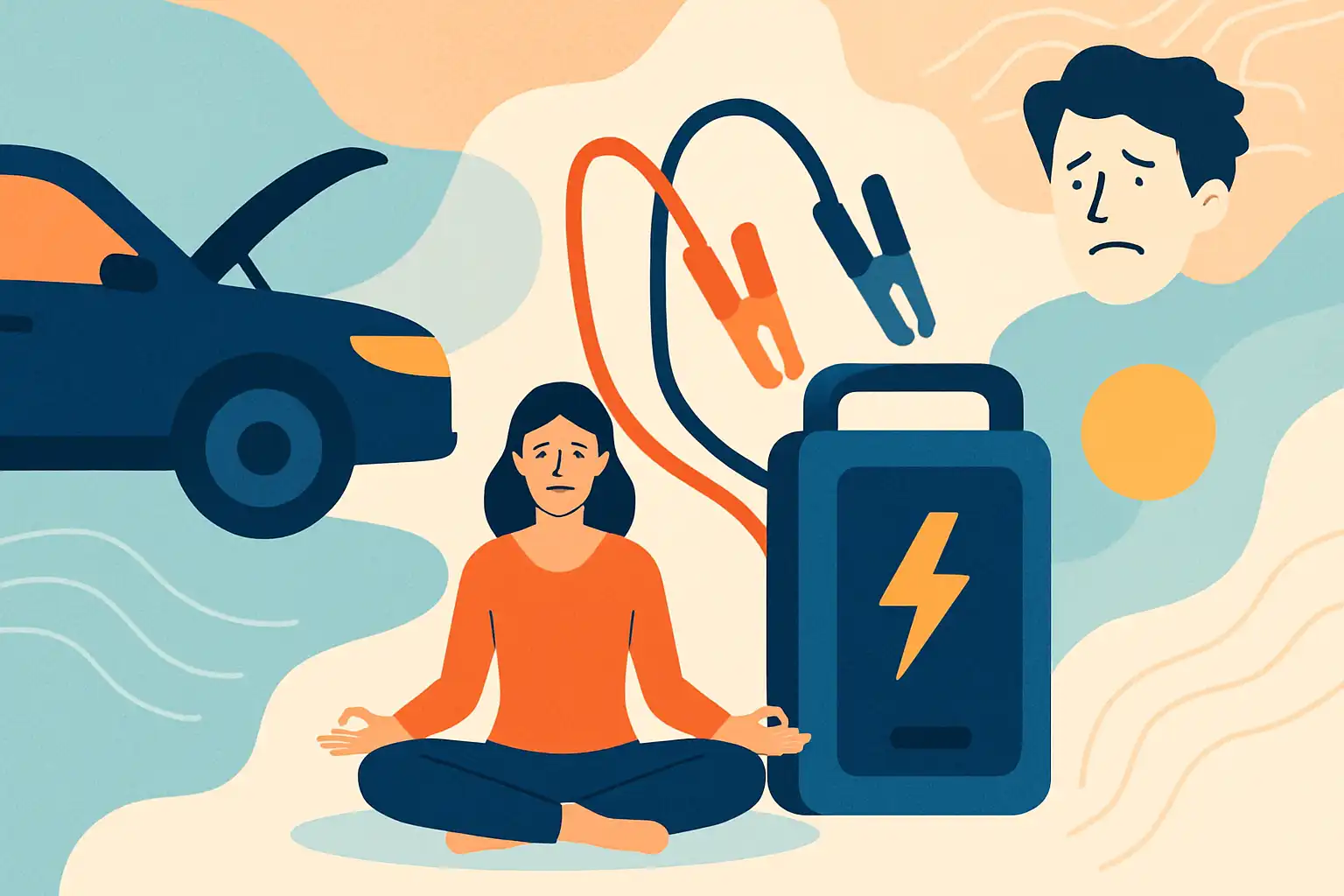 Waarom een jumpstarter je stress vermindert bij pech (en eenvoudige routines die je kalm houden)